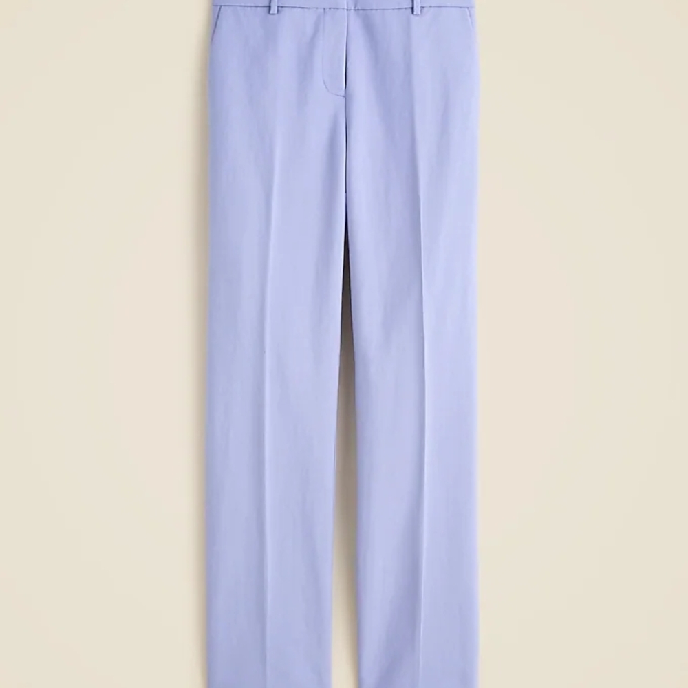 NWT J. Crew Light Purple or Periwinkle Women's Trousers - Size 10 - Picture 3 of 7